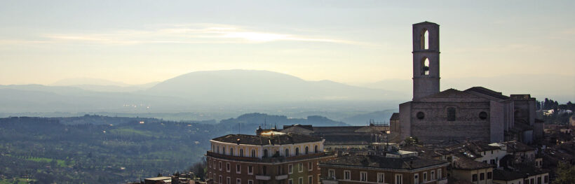 Sonnenaufgang in Perugia