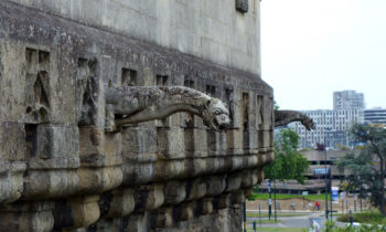 Gargoyles am Schloss der Herzöge der Bretagne