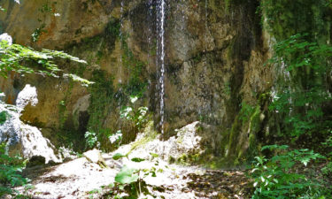 Wasserfall in der Schlucht von Celano