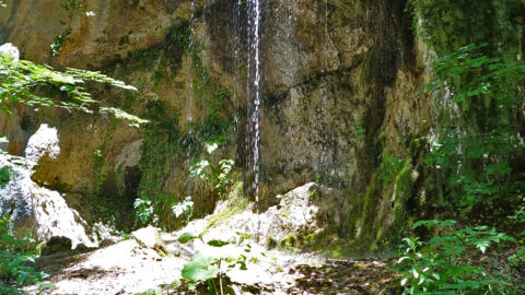 Wasserfall in der Schlucht von Celano