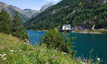 Bergsee Embalse de la Sarra