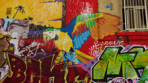 Street Art an den Escaliers du Cours Julien