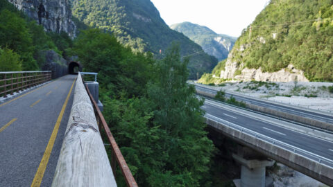 Ehemalige Bahnstrecke: Alpe-Adria-Radweg in Italien
