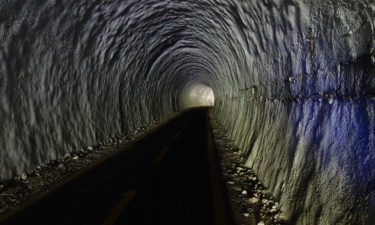 Ehemaliger Eisenbahntunnel auf dem Alpe-Adria-Radweg