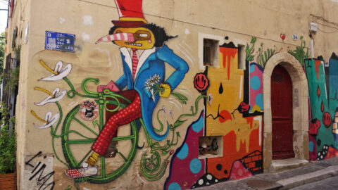 Street Art in Le Panier in Marseille