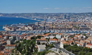 Viertel Le Panier und der Hafen von Marseille