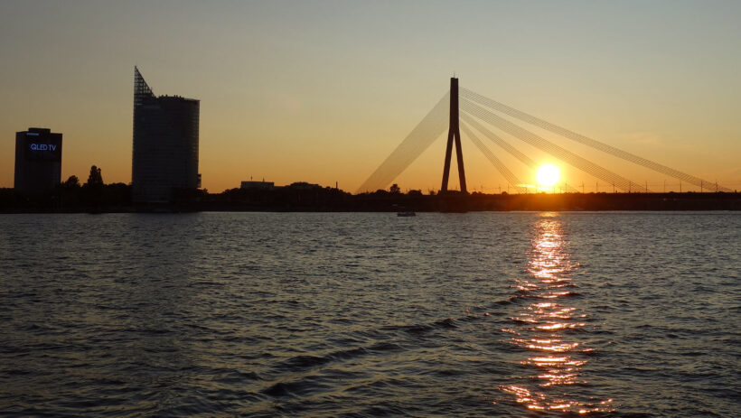 Vanšu-Brücke in Riga